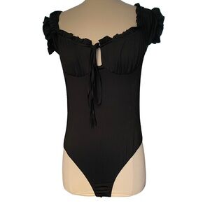 Princess Polly Chataway black bodysuit size 12